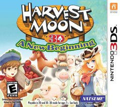 Harvest Moon 3D: A New Beginning (Nintendo 3DS) Pre-Owned: Game, Manual, and Case