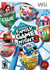 Hasbro Family Game Night 3 (Nintendo Wii) Pre-Owned: Game, Manual, and Case