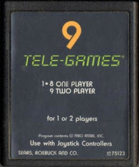 3-D Tic-Tac-Toe (9 Tele-Games) Sears 4975123 (Atari 2600) Pre-Owned: Cartridge Only