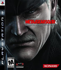 Metal Gear Solid 4: Guns of the Patriots (Playstation 3) NEW