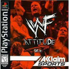 WWF Attitude (Playstation 1) Pre-Owned: Game, Manual, and Case