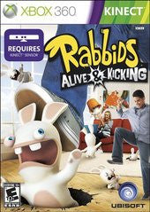 Rabbids: Alive & Kicking (Xbox 360) Pre-Owned: Game, Manual, and Case