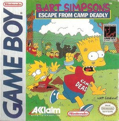 Bart Simpson's Escape from Camp Deadly (Nintendo Game Boy) Pre-Owned: Cartridge Only