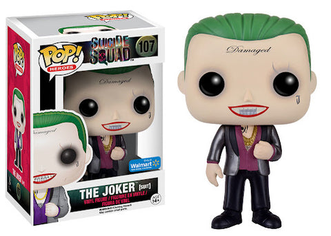 POP! Heroes #107: Suicide Squad - The Joker [Suit] (Wal-Mart Exclusive) (Funko POP!) Figure and Box w/ Protector