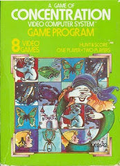 Concentration - CX2624 (Picture Label/Non "A Game of" Version) (Atari 2600) Pre-Owned: Cartridge Only