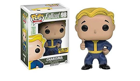 POP! Games #98: Fallout - Charisma (Hot Topic Limited Edition Exclusive) (Funko POP!) Figure and Box w/ Protector
