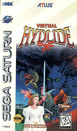 Virtual Hydlide (Sega Saturn) Pre-Owned: Game, Manual, and Case