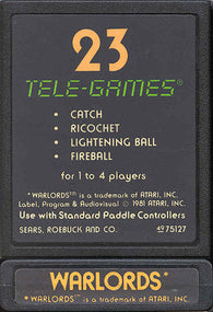 Warlords (23 Tele-Games) 4975127 (Atari 2600) Pre-Owned: Cartridge Only