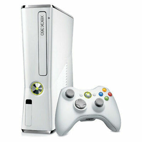 System w/ Official Wireless Controller - 4GB Slim w/ 320GB Harddrive - White (Xbox 360) Pre-Owned