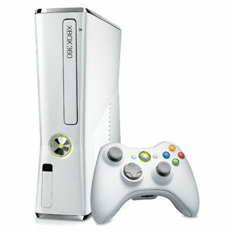 System - 4GB Slim - White (Xbox 360) Pre-Owned w/ 250GB Hard Drive, Controller, & Hookups