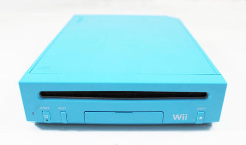 System - Blue / NOT GameCube Compatible (Nintendo Wii) Pre-Owned w/ Hookups and Official Controller (Color may vary)