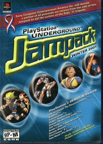 PlayStation Underground Jampack: Winter 2001 (Playstation 2) Pre-Owned: Game, Manual, and Case