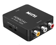 HDMI to AV Converter - Black (Mini) (AV2HDMI) NEW